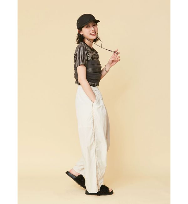 Ungrid「【WEB限定】コンパクトボーダーTee」|Tシャツ・カットソー|