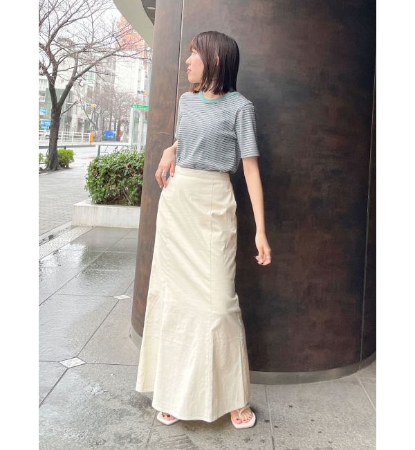 Ungrid「【WEB限定】コンパクトボーダーTee」|Tシャツ・カットソー|