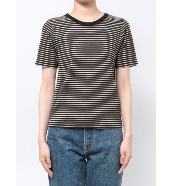 Ungrid「【WEB限定】コンパクトボーダーTee」|Tシャツ・カットソー|