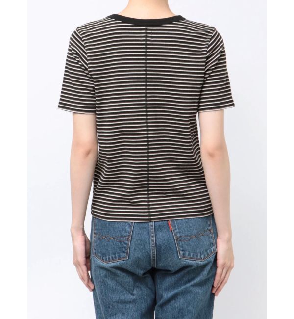 Ungrid「【WEB限定】コンパクトボーダーTee」|Tシャツ・カットソー|