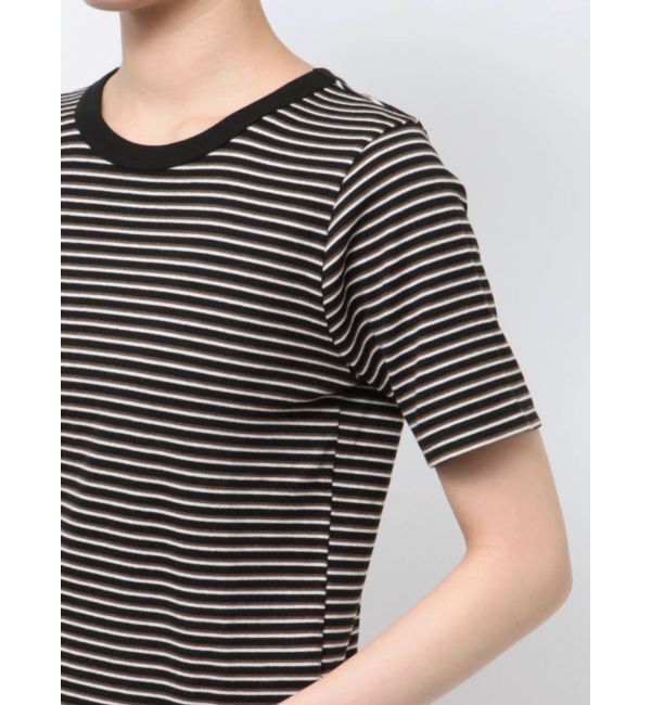 Ungrid「【WEB限定】コンパクトボーダーTee」|Tシャツ・カットソー|