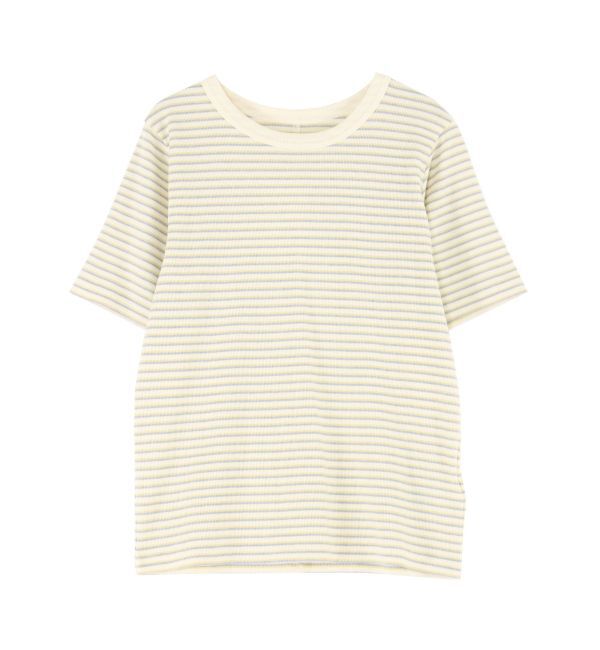 Ungrid「【WEB限定】コンパクトボーダーTee」|Tシャツ・カットソー|