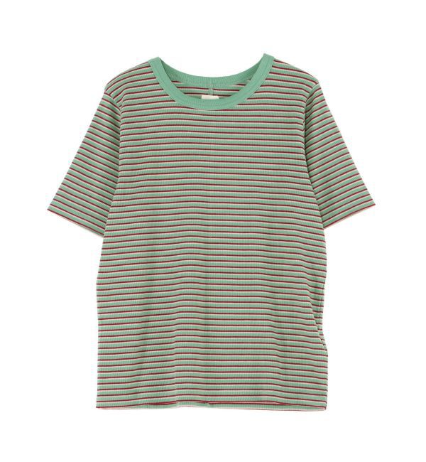 Ungrid「【WEB限定】コンパクトボーダーTee」|Tシャツ・カットソー|