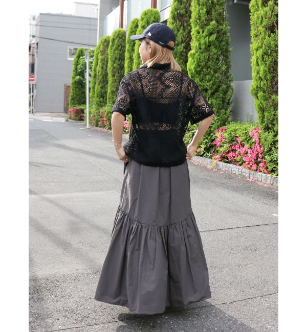 Ungrid「レース開襟シャツ」|シャツ・ブラウス|