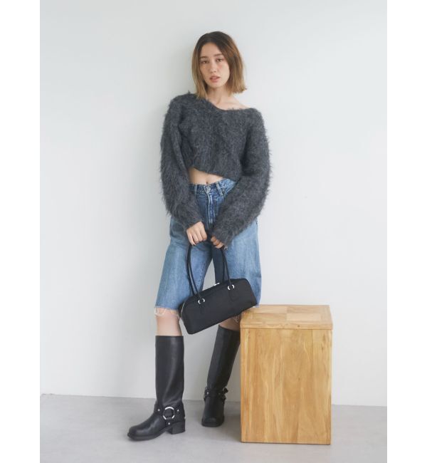 Ungrid「エンジニアロングブーツ」|ロングブーツ|