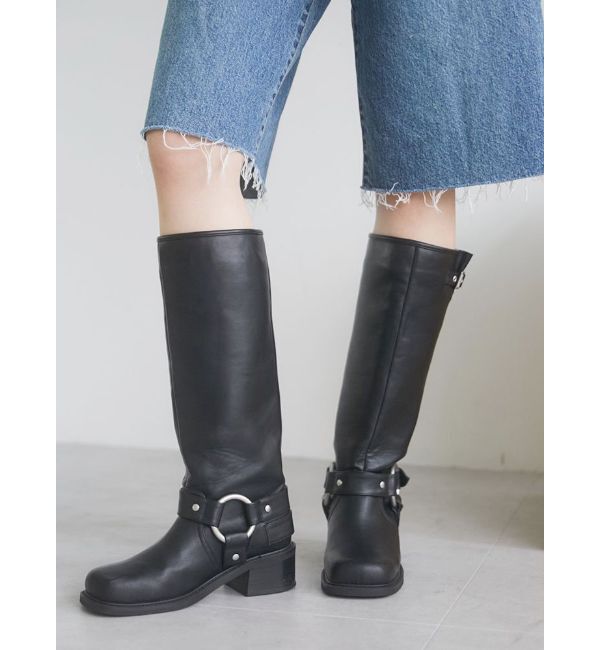 Ungrid「エンジニアロングブーツ」|ロングブーツ|