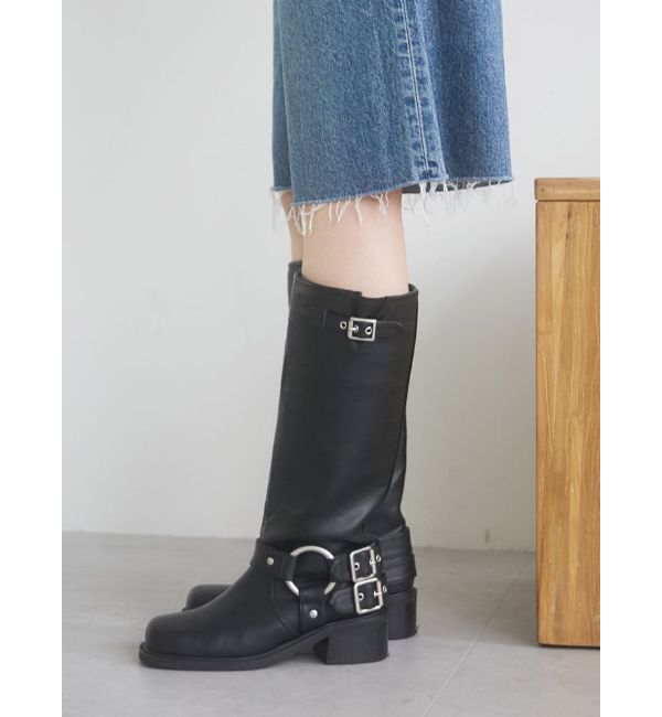 Ungrid「エンジニアロングブーツ」|ロングブーツ|