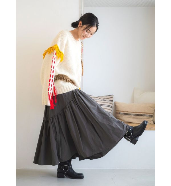 Ungrid「ギャザーデザインスカート」|スカート|