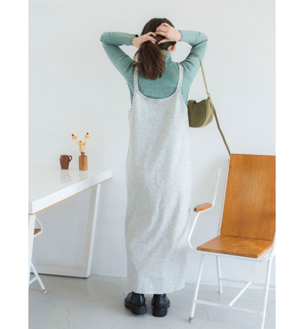Ungrid「Ｖネックデザインニットキャミワンピース」|ワンピース|