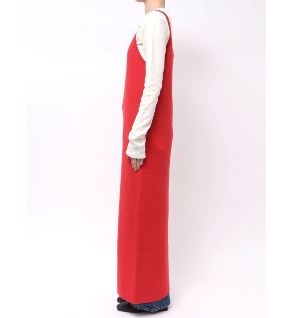 Ungrid「Ｖネックデザインニットキャミワンピース」|ワンピース|