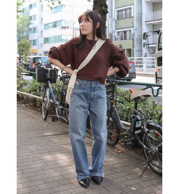 Ungrid「ローゲージクルーネックニット」|ニット・セーター|