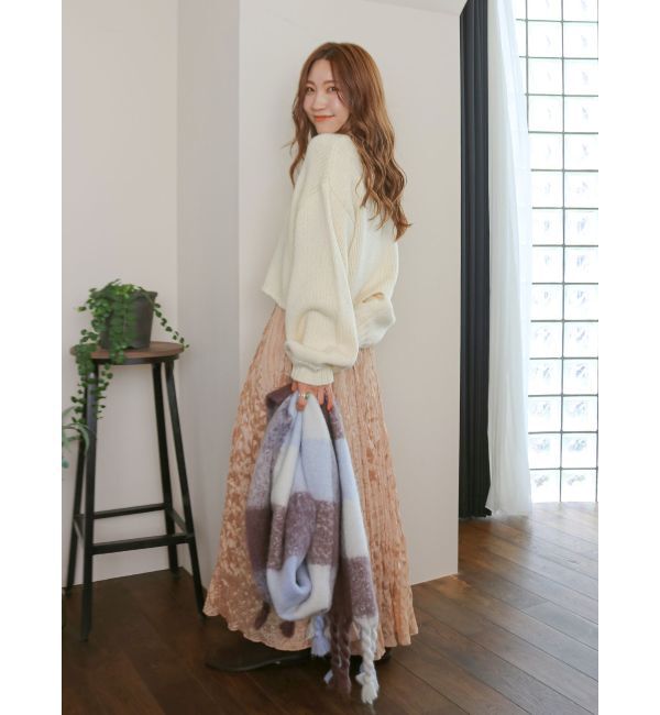 Ungrid「ローゲージクルーネックニット」|ニット・セーター|