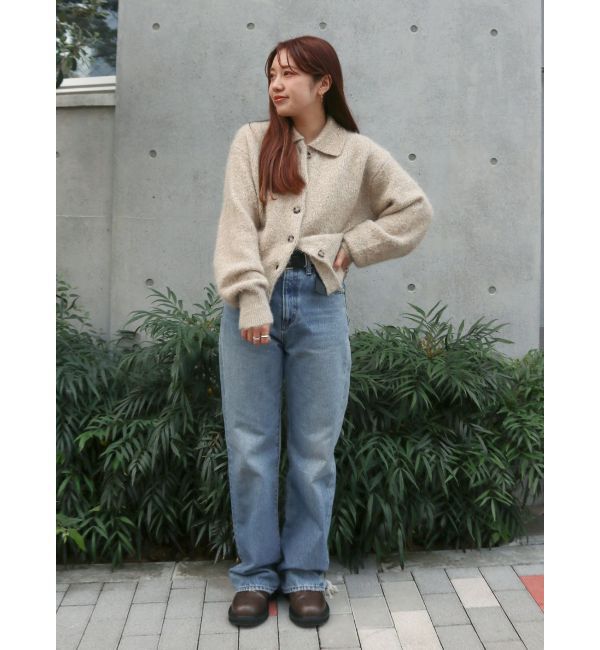 Ungrid「スパンコールポロニットカーディガン」|カーディガン|