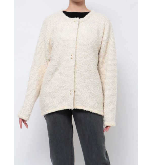 LAGUNAMOON「ラメツイードニットカーディガン」|カーディガン|