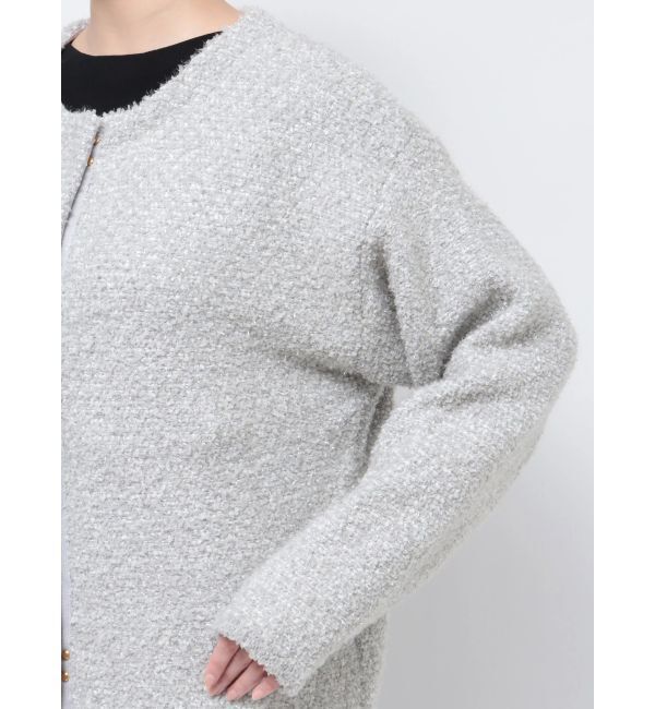 LAGUNAMOON「ラメツイードニットカーディガン」|カーディガン|