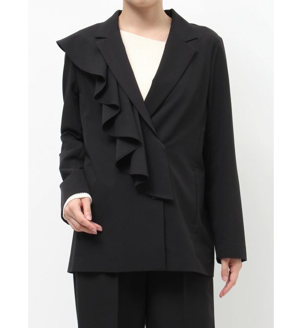 LAGUNAMOON「LADYラッフルテーラードジャケット」|テーラードジャケット|