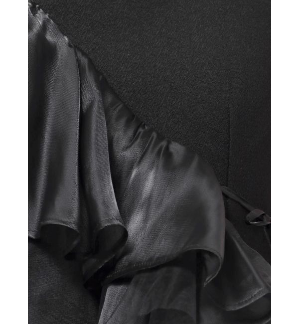 LAGUNAMOON「LADYフィラメントフリルアシンメトリードレス」|ドレス|