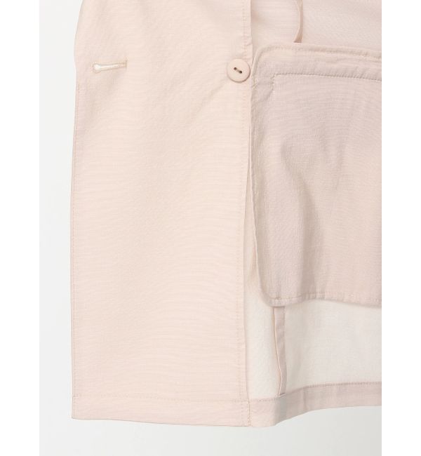 LAGUNAMOON「ベルトセットハーフスリーブジャケット」|テーラードジャケット|