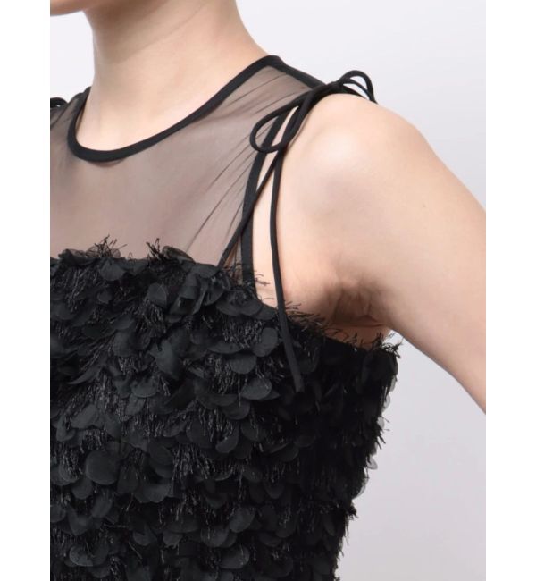 LAGUNAMOON「LADYデコレーションレイヤードパンツドレス」|ドレス|