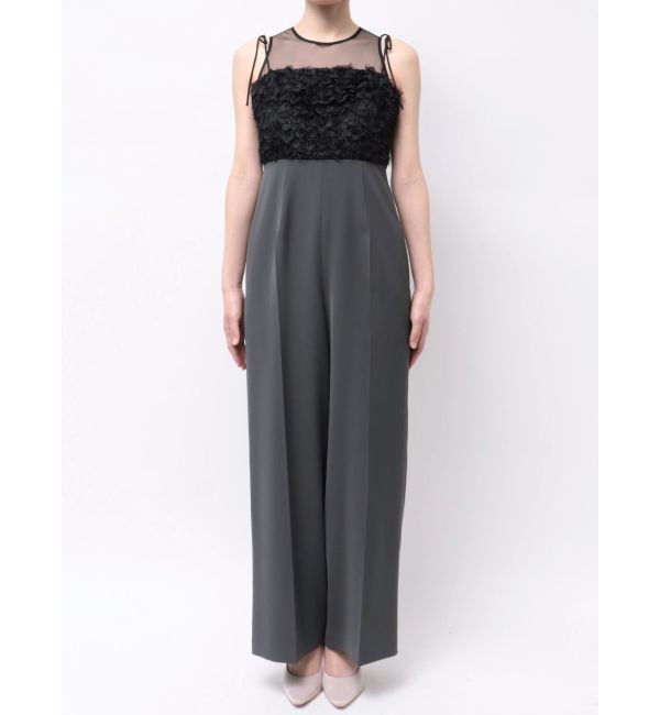 LAGUNAMOON「LADYデコレーションレイヤードパンツドレス」|ドレス|