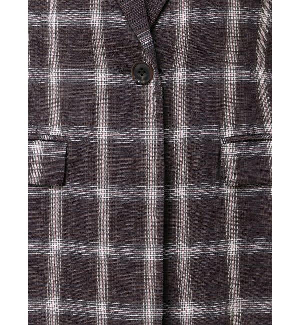 LAGUNAMOON「ハーフスリーブチェックジャケット」|その他|