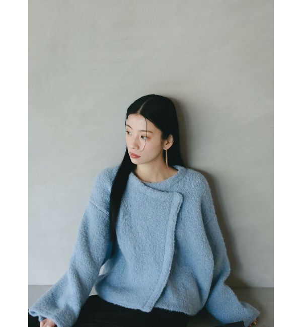 LAGUNAMOON「セッケツニットボアブルゾン」|ブルゾン・スタジャン|