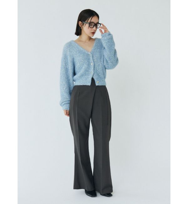 LAGUNAMOON「ウエストアシンメトリーセミフレアパンツ」|その他|