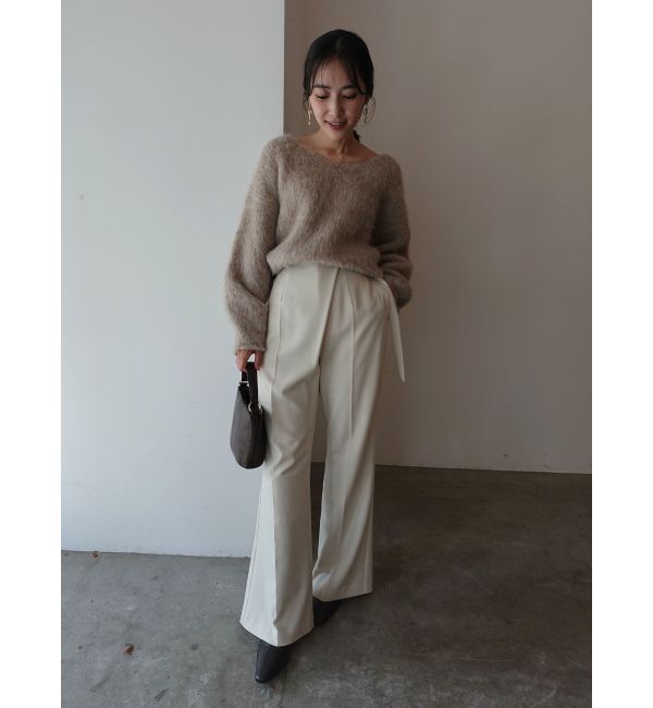 LAGUNAMOON「ウエストアシンメトリーセミフレアパンツ」|その他|