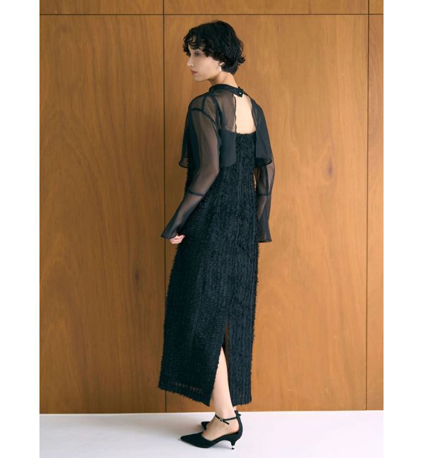 LAGUNAMOON「LADYブラウスレイヤードキャミワンピース」|ワンピース|