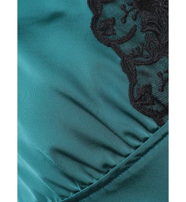 EVRIS「サテンレーストップス」|シャツ・ブラウス|