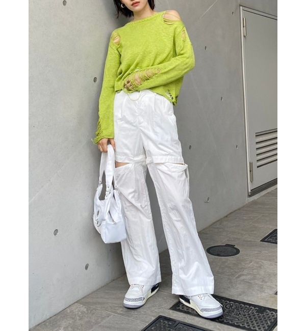 EVRIS「サイドオープン2WAYパンツ」|カーゴ|