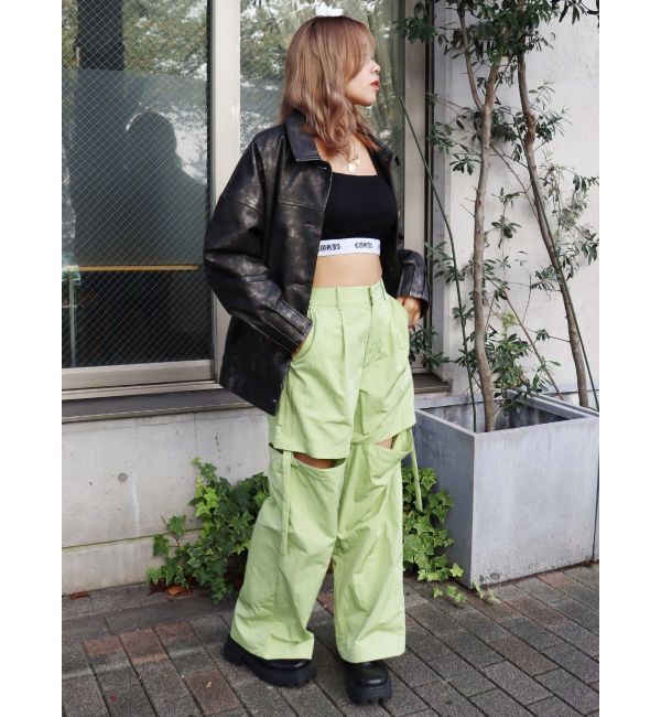 EVRIS「サイドオープン2WAYパンツ」|カーゴ|