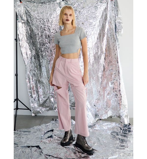 EVRIS「サイドオープン2WAYパンツ」|カーゴ|