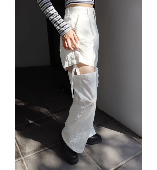 EVRIS「サイドオープン2WAYパンツ」|カーゴ|