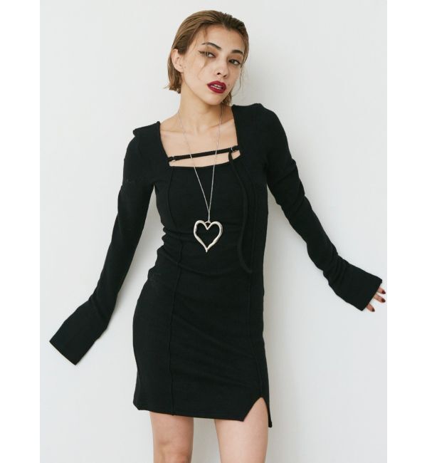 EVRIS「カットタイトミニワンピース」|ワンピース|