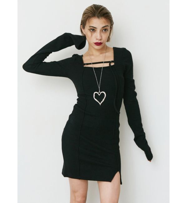 EVRIS「カットタイトミニワンピース」|ワンピース|