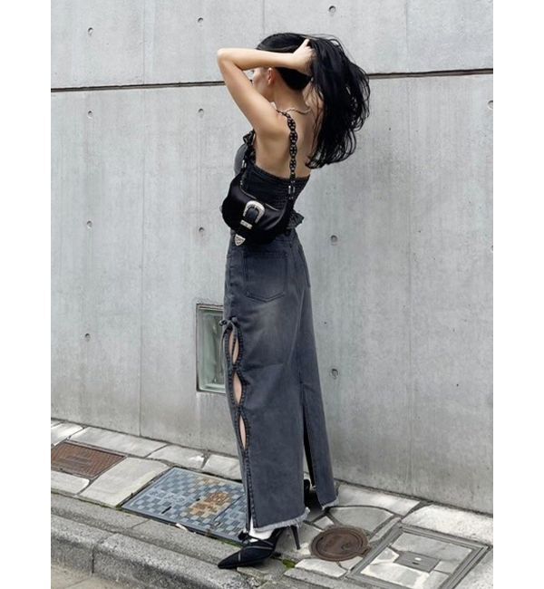 EVRIS「バイカラーヒールサンダル」|サンダル|