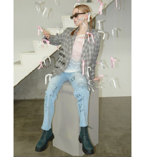 EVRIS「リボンキャミレースチュニック」|キャミソール|