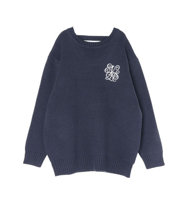 EVRIS「ワンポイントバックオープンニットトップス」|ニット・セーター|