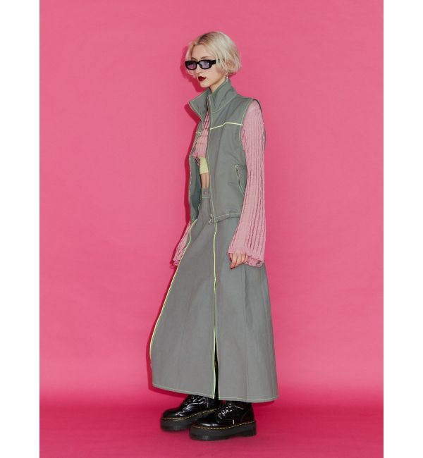 jouetie「ZIPワークベスト【セットアップ対応】」|ブルゾン・スタジャン|