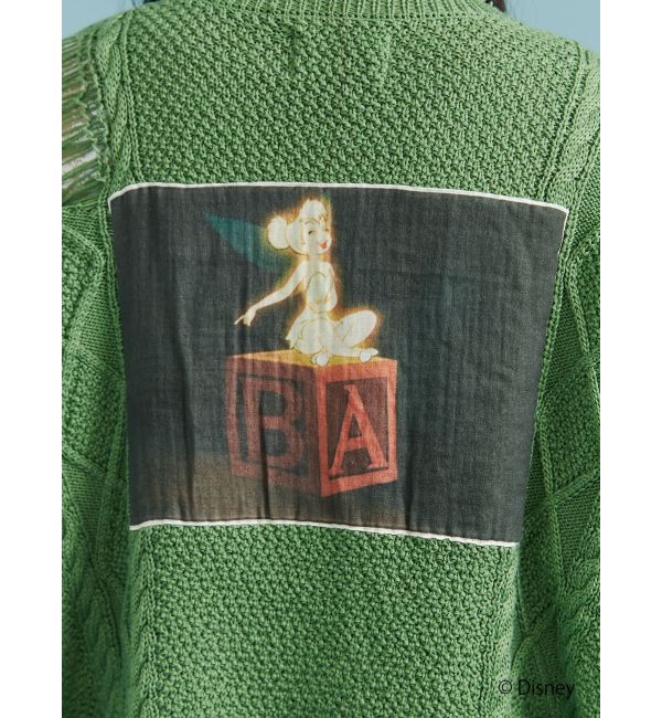 jouetie「【ディズニーコレクション】ダメージルーズニットカーデ」|カーディガン|