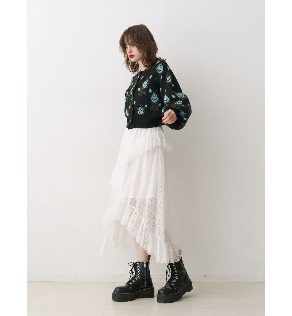 jouetie「イレギュラーフリルレーススカート」|スカート|