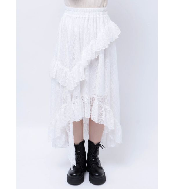 jouetie「イレギュラーフリルレーススカート」|スカート|