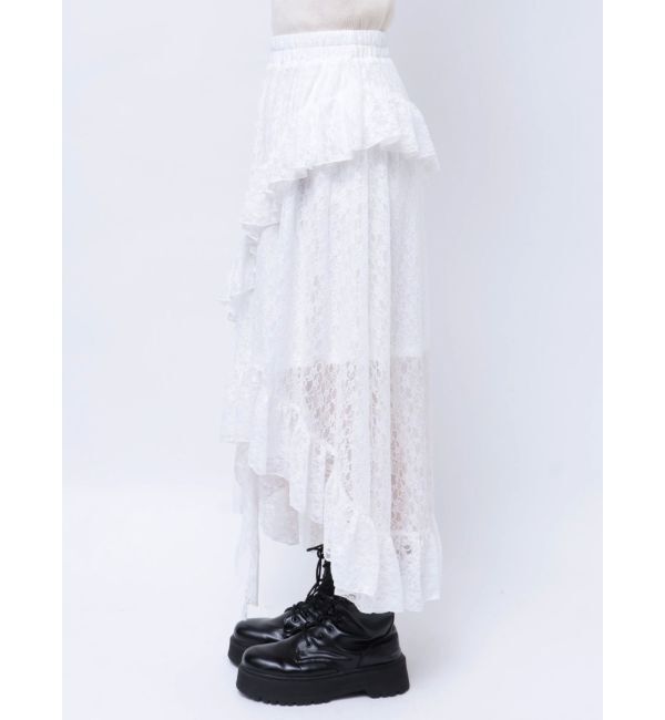 jouetie「イレギュラーフリルレーススカート」|スカート|