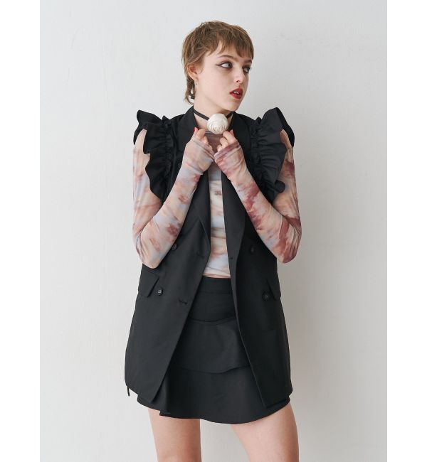 jouetie「フリルジレミニワンピース【セットアップ対応】」|ワンピース|