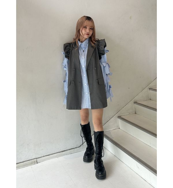 jouetie「フリルジレミニワンピース【セットアップ対応】」|ワンピース|