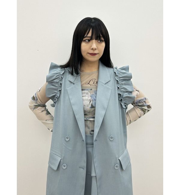 jouetie「フリルジレミニワンピース【セットアップ対応】」|ワンピース|