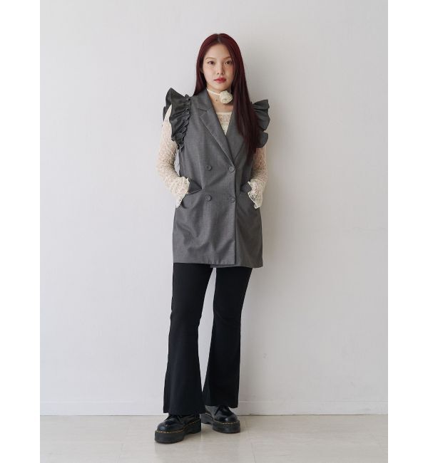 jouetie「フリルジレミニワンピース【セットアップ対応】」|ワンピース|