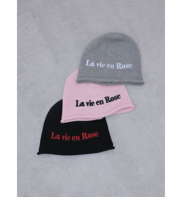 jouetie「カラーロゴビーニー」|ニット帽|