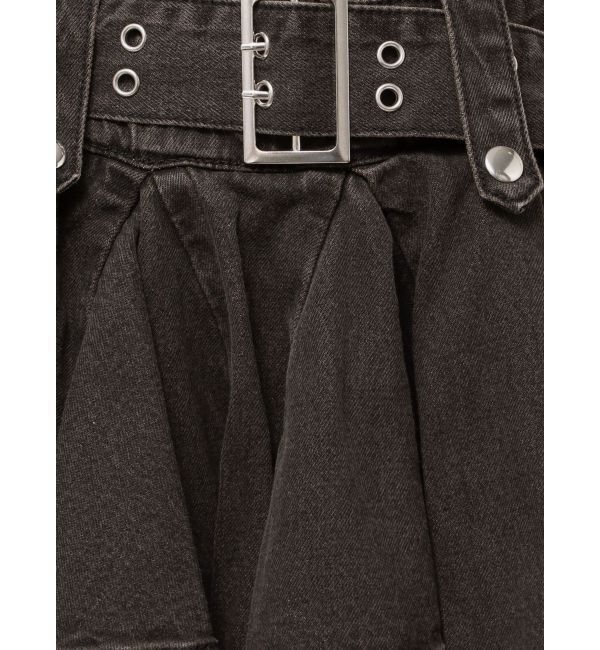 jouetie「アシメヘムデニムミニスカート【セットアップ対応】」|スカート|